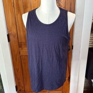 Abound Speckled Navy Tank Top